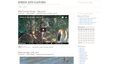 Desktop Screenshot of birdsandgators.com